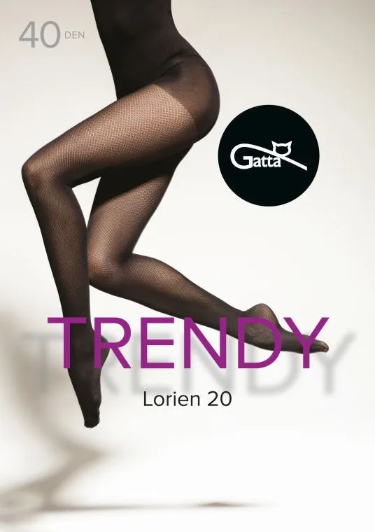 LORIEN 20, 21, 22 - RAJSTOPY DAMSKIE WZORZYSTE 40 DEN 000.198 - TRENDY 23/24