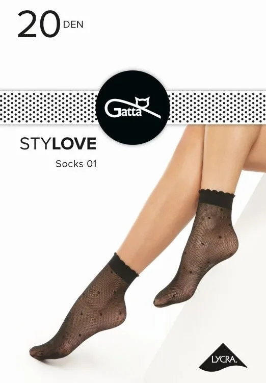 STYLOVE - SKARPETKI WZORZYSTE 000.59V
