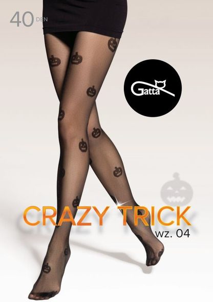 CRAZY TRICK 01, 02, 03, 04 - RAJSTOPY WZORZYSTE 40/50 DEN - 000.66Y