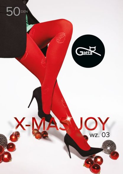 X-MAS JOY - RAJSTOPY WZORZYSTE 50 DE - 000.71Y