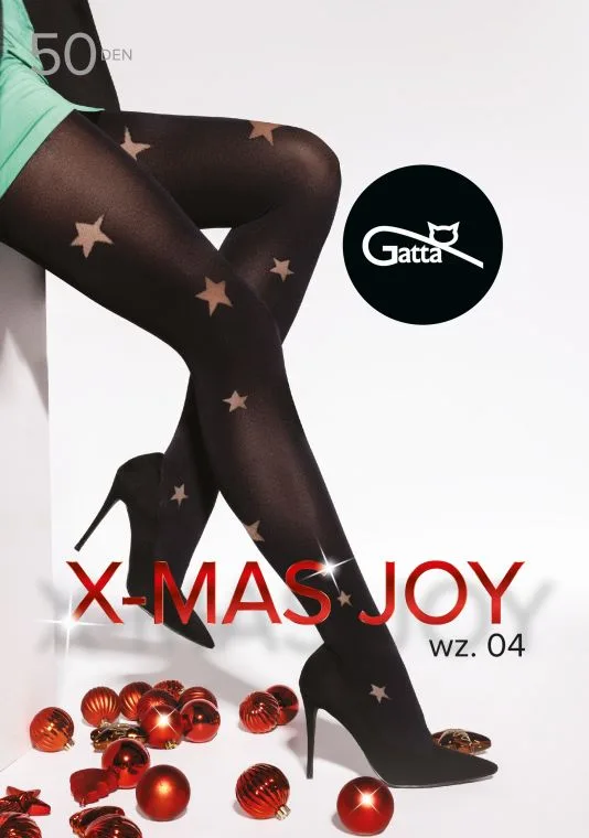 X-MAS JOY - RAJSTOPY WZORZYSTE 50 DE - 000.71Y