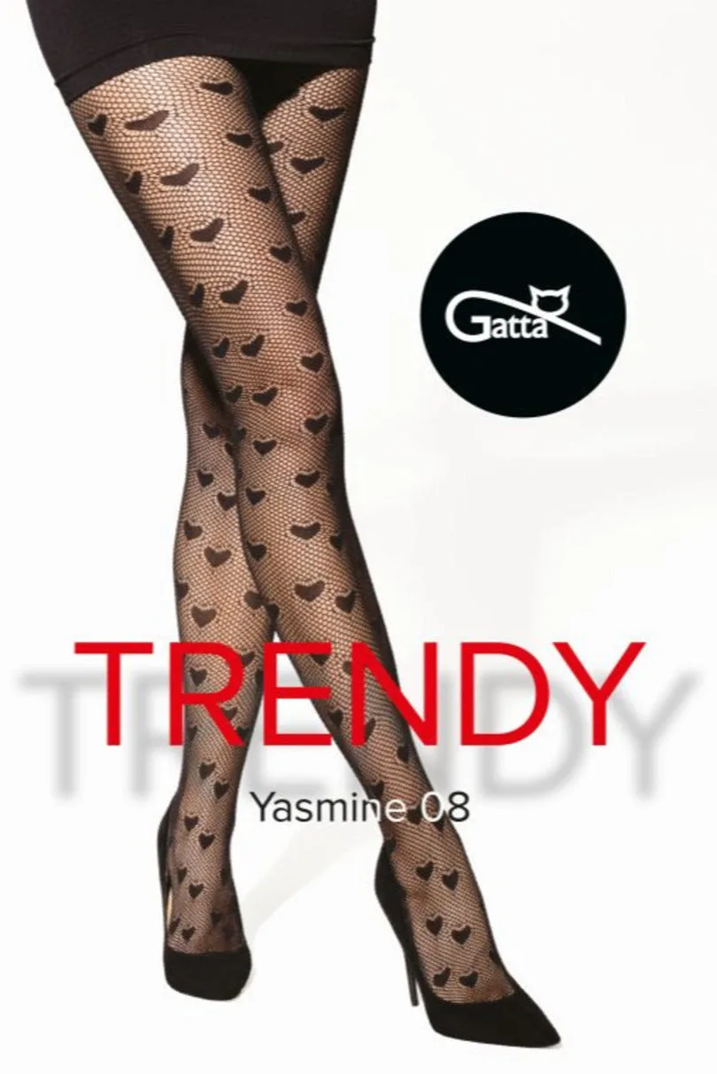 YASMINE - RAJSTOPY DAMSKIE FISHNET 000.797 - SS25