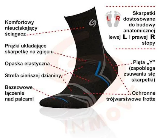 JJW SKARPETY NORDIC WALKING DEODORANT