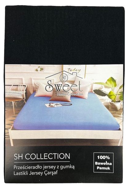 RAJ-POL PRZEŚCIERADŁO Z GUMKĄ SWEET HOME COLLETION CZARNE 738519, 738526, 738533