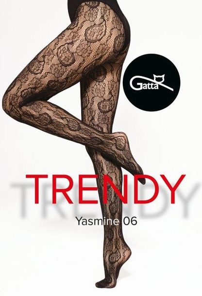 YASMINE - RAJSTOPY DAMSKIE FISHNET 000.797 - SS25