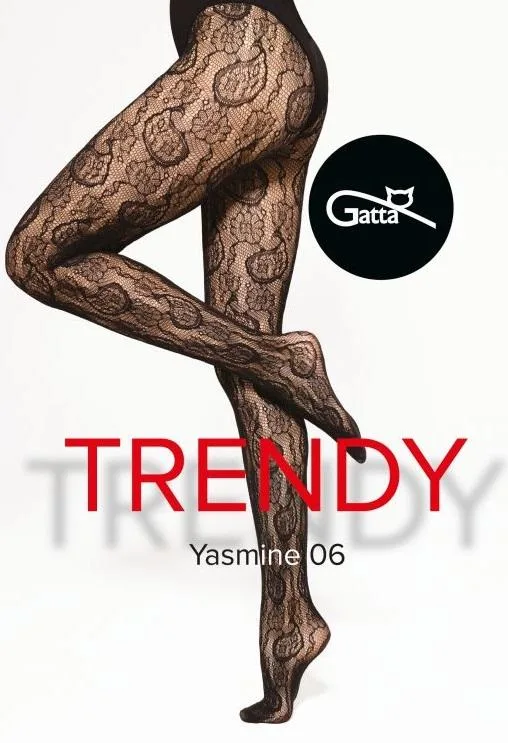 YASMINE - RAJSTOPY DAMSKIE FISHNET 000.797 - SS25