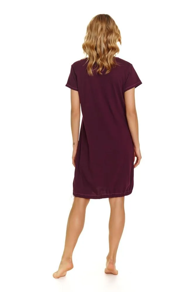 DOCTOR-NAP KOSZULA DAMSKA TCB.9504 BURGUNDY WL26