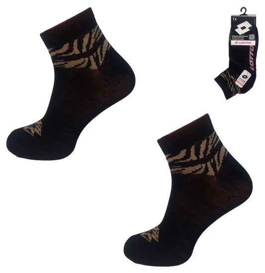 SKARPETA LOTTO QUAD_11ASSRT ONESIZE BLACK 4 1-PAK 491257