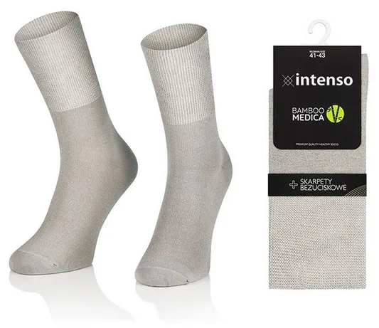 INTENSO SKARPETY BEZUCISKOWE BAMBUSOWE BAMBOO MEDICA ART. 1436