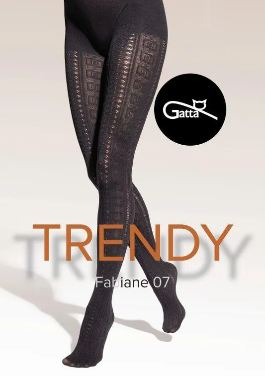 GATTA FABIANE 07,08 - RAJSTOPY DAMSKIE WZORZYSTE 000.795 - TRENDY AW25/26