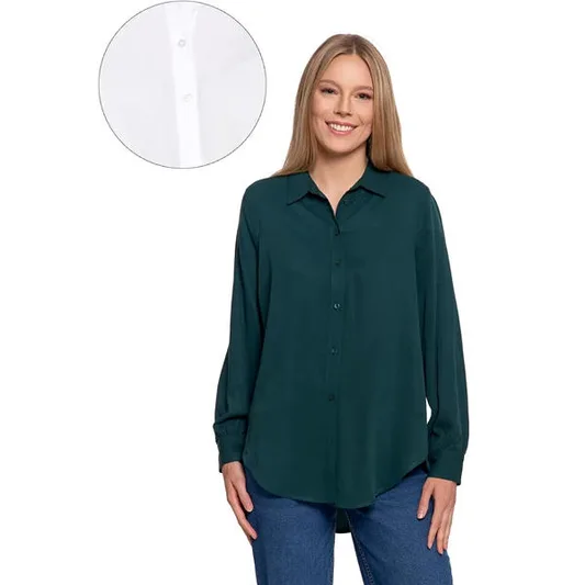 MORAJ KOSZULA DAMSKA OVERSIZE Z WYDŁUŻONYM TYŁEM OKD3500-001