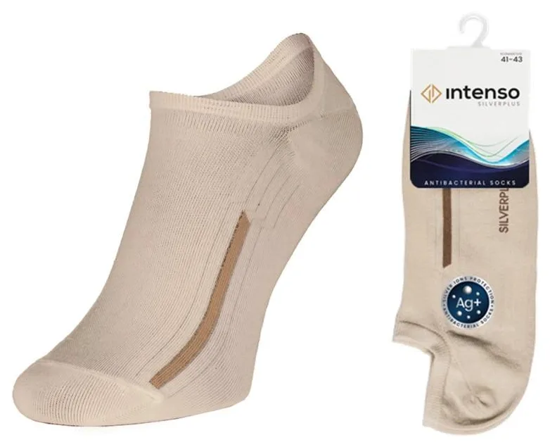 MICRO STOPKI ANTYBAKTERYJNE MĘSKIE INTENSO SILVERPLUS ART.0785
