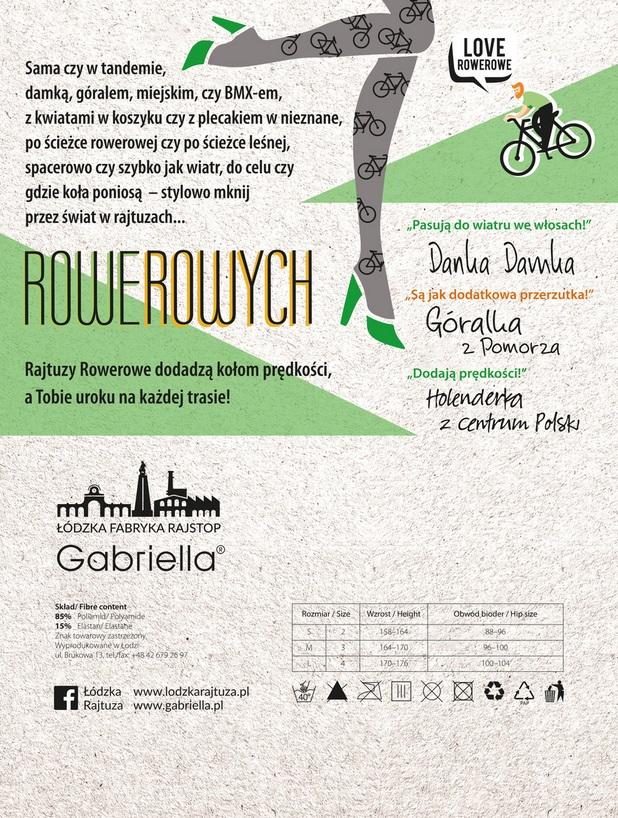 GABRIELLA RAJTUZY ROWEROWE 20 DEN CODE 659
