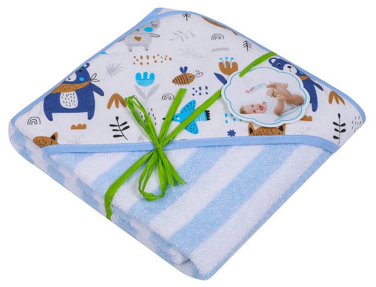 DUETBABY OKRYCIE KĄPIELOWE WZÓR PASY FROTA 320