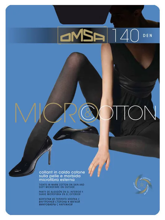 OMSA 323OM RAJSTOPY MICRO COTTON 140