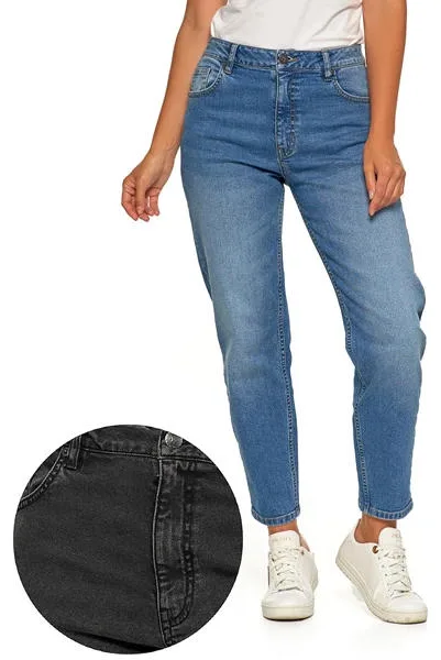 MORAJ DAMSKIE SPODNIE JEANSOWE MOM FIT OSD5000-006