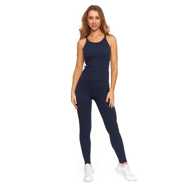 MORAJ LEGGINSY DAMSKIE Z SZEROKĄ GUMĄ W PASIE RDL2500-005