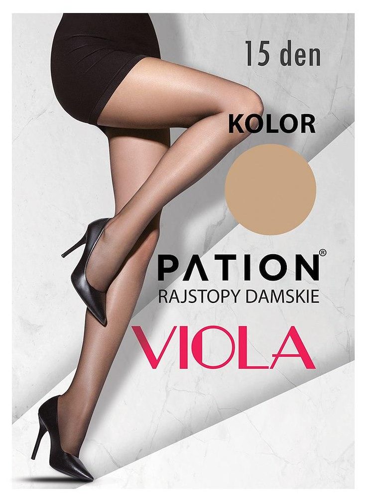 RAJSTOPY PATION ELASTAN 15 DEN VIOLA - DAINO 730803, 730810, 730827, 730834