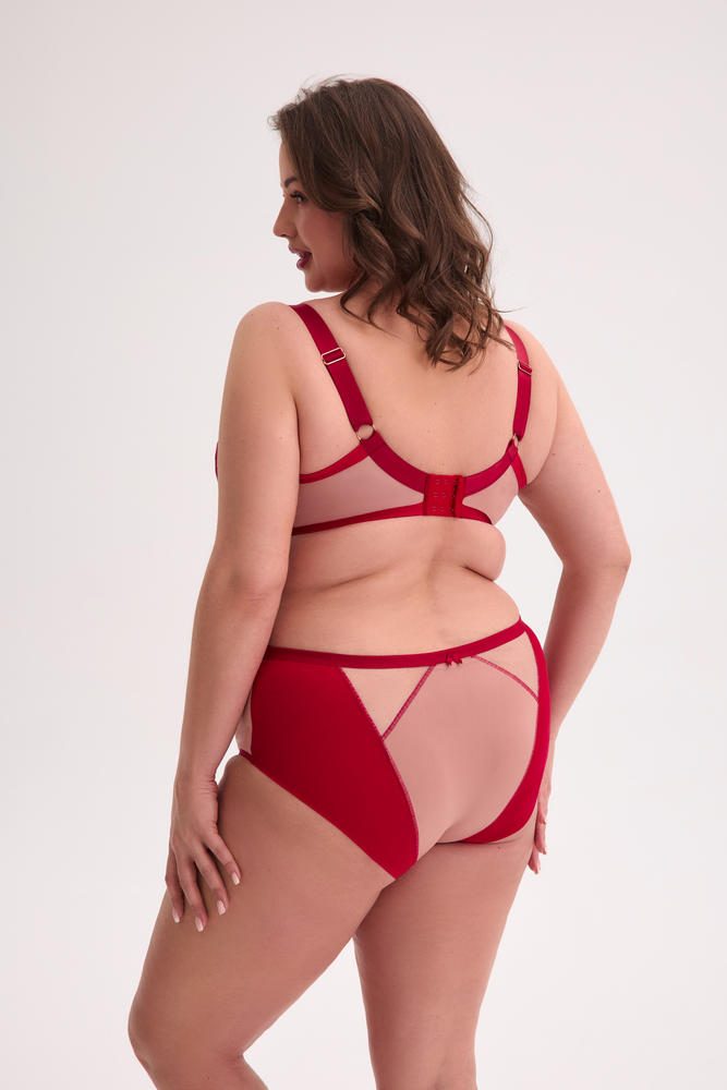 GAIA BIUSTONOSZ SEMI-SOFT AINA MAXI ART. 1273 CZERWONY KOLEKCJA JESIEŃ-ZIMA 2025