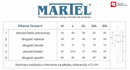 MARTEL PIŻAMA DAMSKA TERESA