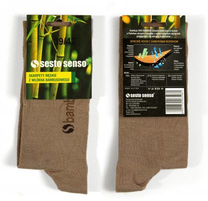 SESTO-SENSO SKARPETY MĘSKIE BAMBOO P864