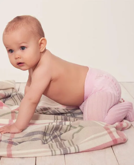 WOLA BABIES - TENCEL rajstopy niemowlęce z dodatkiem jedwabiu 0 - 2 lata