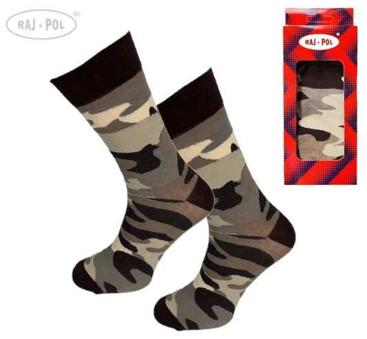 RAJ-POL SKARPETY MĘSKIE BAWEŁNIANE FUNNY SOCKS 39-42, 43-46 723027, 723034