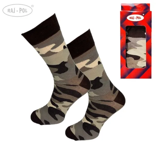 RAJ-POL SKARPETY MĘSKIE BAWEŁNIANE FUNNY SOCKS 39-42, 43-46 723027, 723034