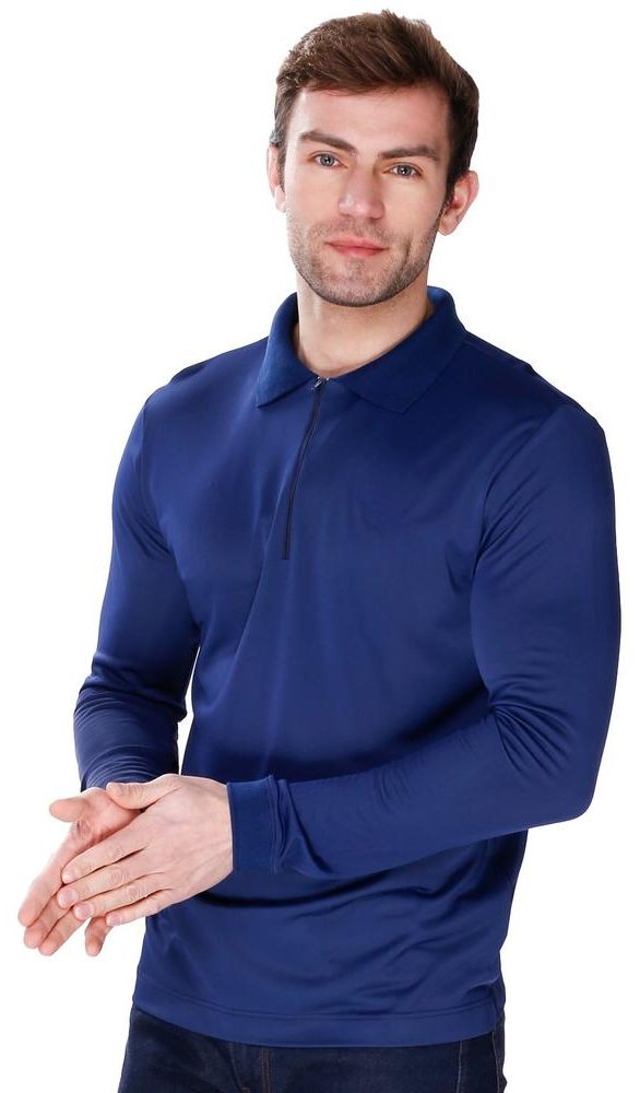 MEWA KOSZULKA MĘSKA POLO ZIP LONG 6423 JAMES BRADLEY
