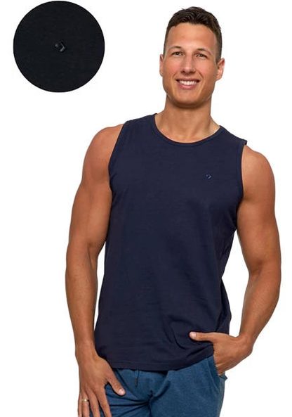 MORAJ TANK-TOP MĘSKI Z HAFTEM NA RAMIĄCZKACH OTS1100-027