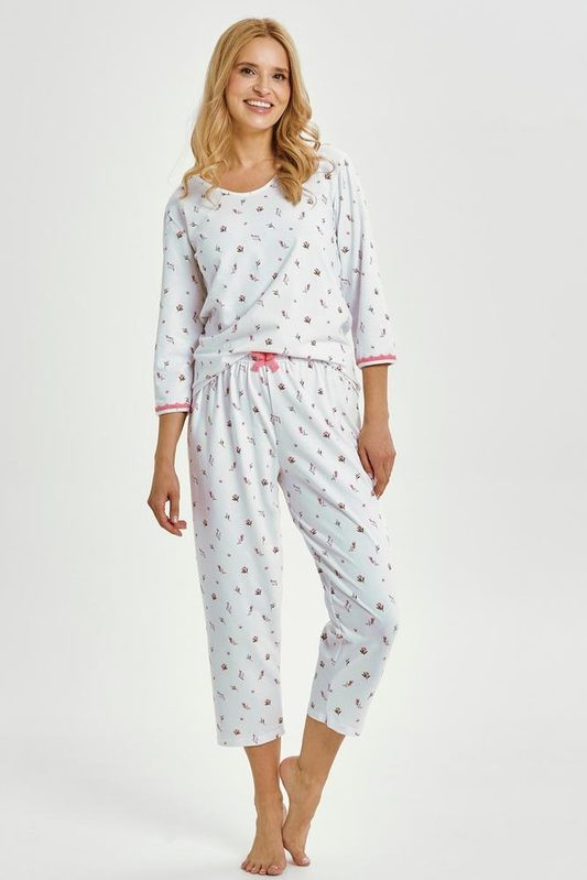 TARO 3432 PIŻAMA DAMSKA DŁUGA ELODIE S-L KOLEKCJA AW25/26