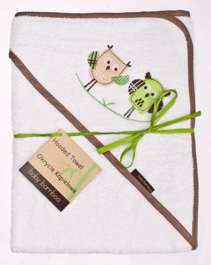 DUETBABY OKRYCIE KĄPIELOWE BAMBOO HAFT FROTE