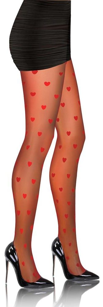 SESTO-SENSO RAJSTOPY W SERDUSZKA FASHION F01 20 DEN