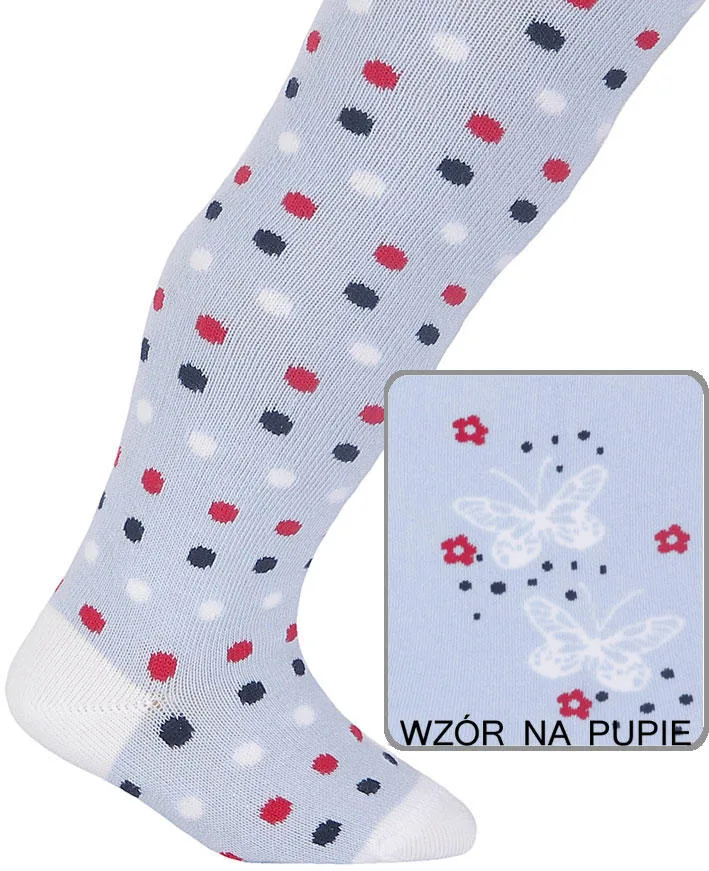 GATTA BABE - RAJSTOPY WZOROWANE BAWEŁNIANE 0 - 2 LATA - G18.01N, U18.01N