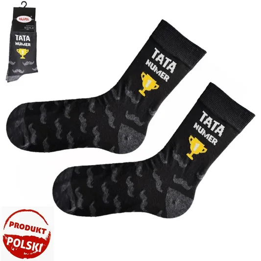 RAJ-POL SKARPETY MĘSKIE TATA NR 1 ART.702923 6-PAK