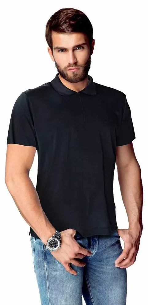 MEWA KOSZULKA MĘSKA POLO ZIP KR.RĘKAW 6319 JAMES BRADLEY