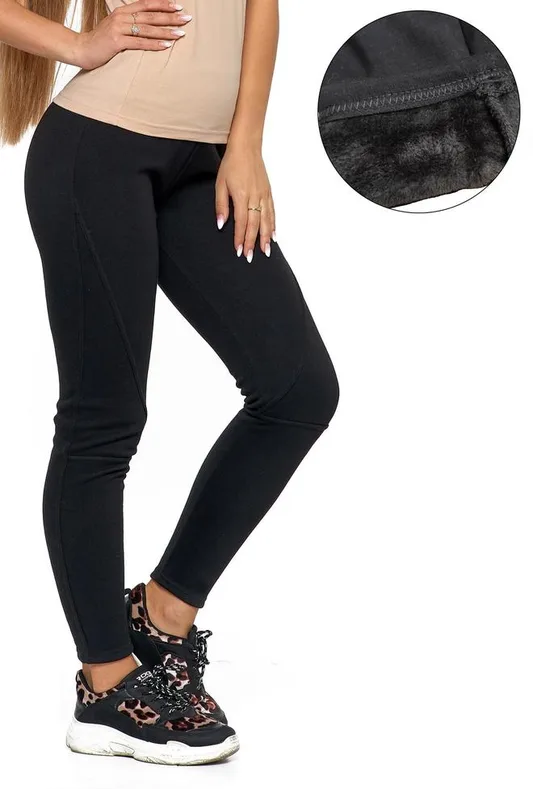 MORAJ LEGGINSY DAMSKIE Z FUTERKIEM RDL3300-005