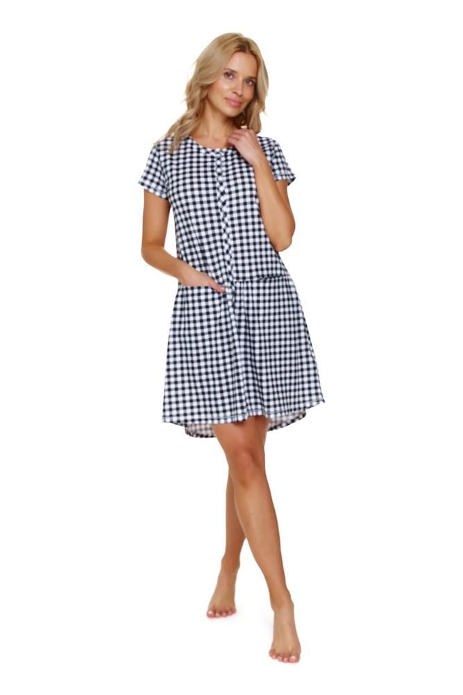 DOCTOR-NAP KOSZULA CIĄŻOWA TCB.9444 BLACK CHECK WL26