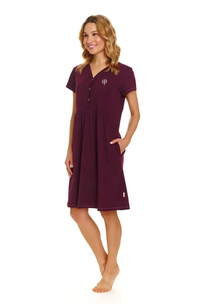 DOCTOR-NAP KOSZULA DAMSKA TCB.5336 BURGUNDY WL26