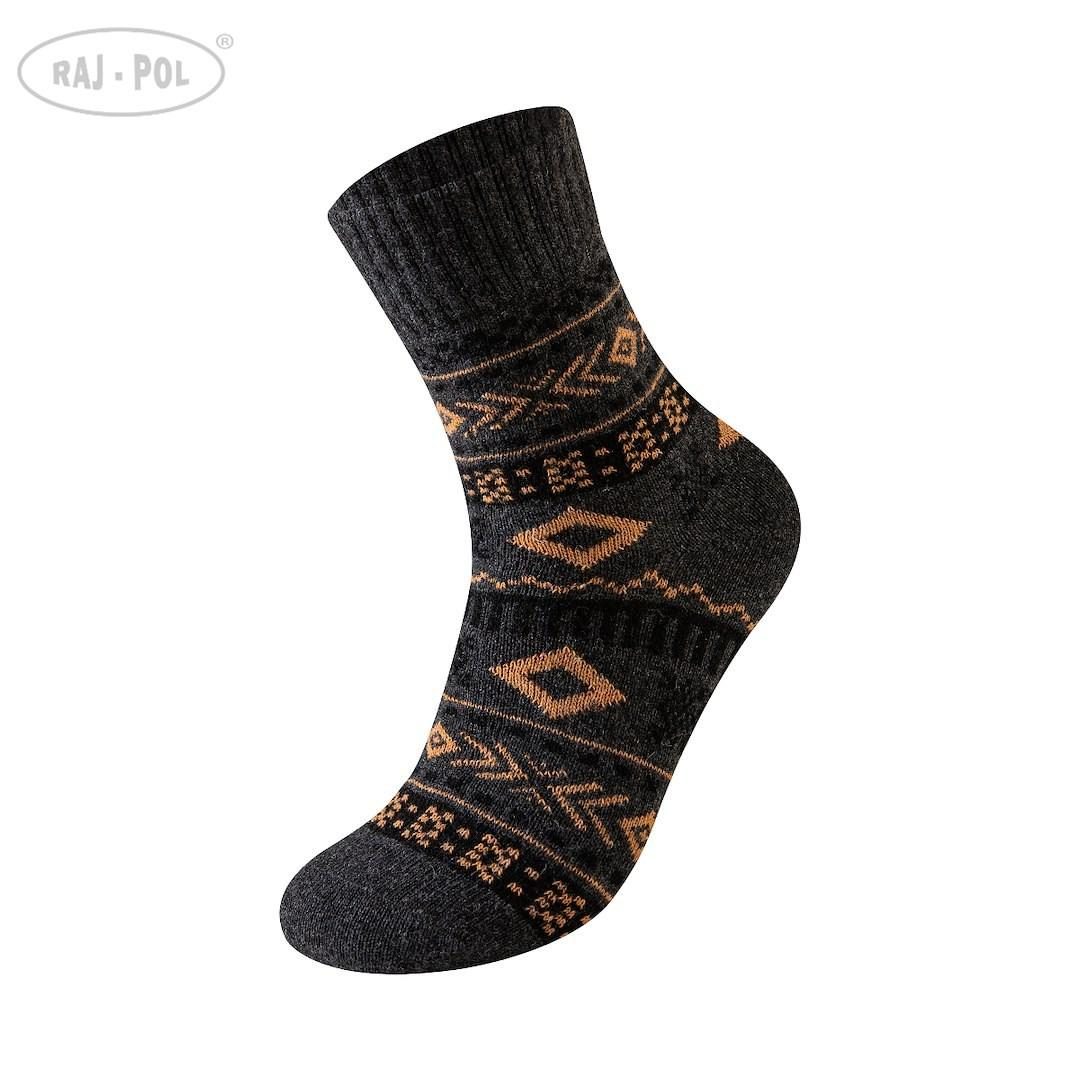 RAJ-POL SKARPETA DAMSKA ANGORA DESIGN W25-17 757060, 757077