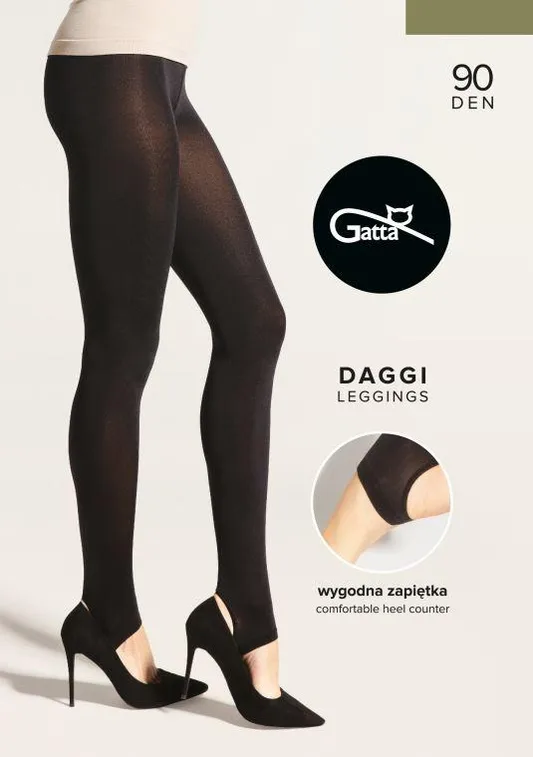 GATTA DAGGI - LEGGINSY NARCIARKI 90 - DEN 000.44Y