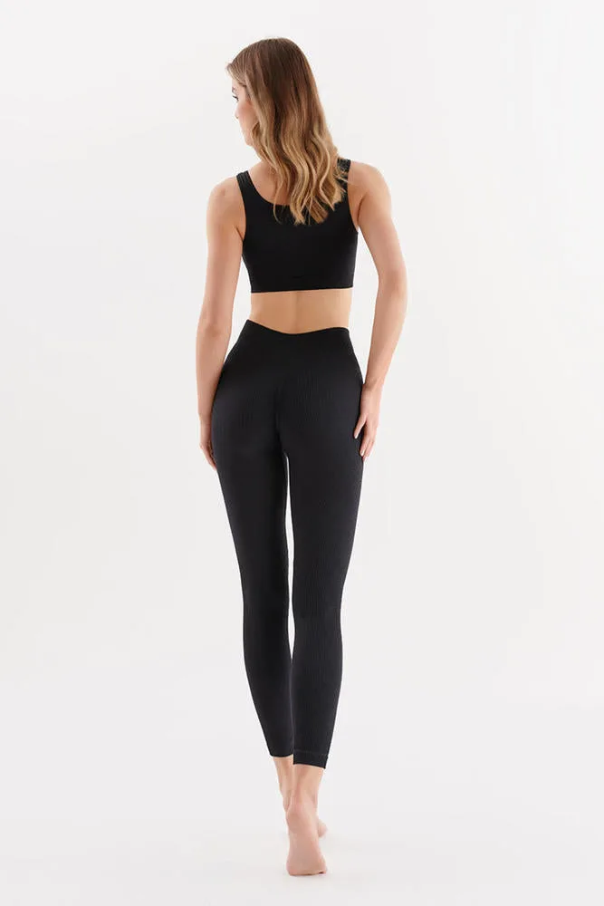 GABRIELLA SEAMLESS LEGGINGS RIB CODE S107