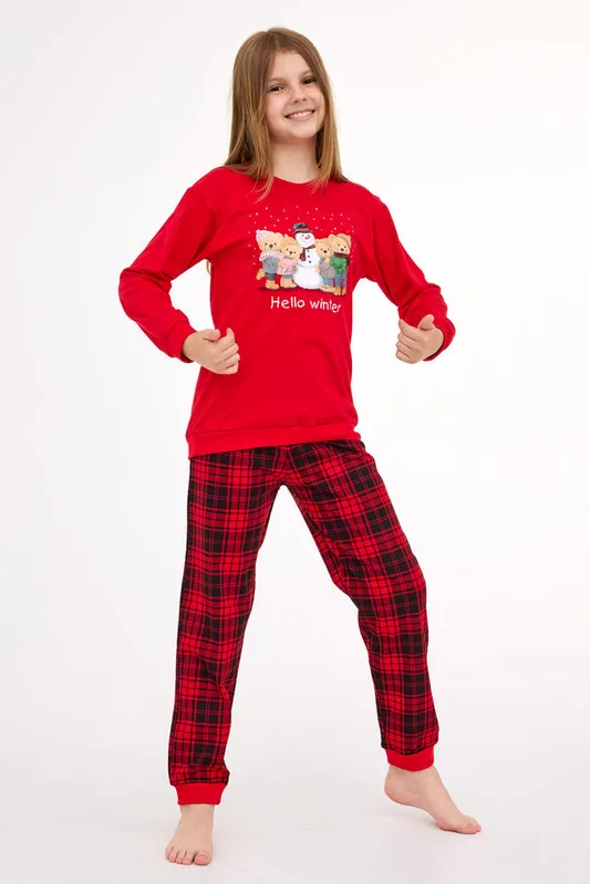 CORNETTE PIŻAMA GIRL YOUNG DR 592/185 WINTER