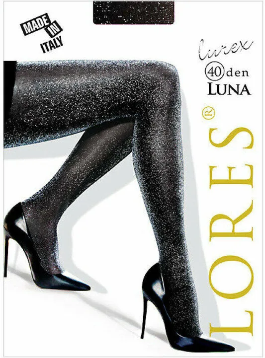 LORES RAJSTOPY BŁYSZCZĄCE LUNA LUREX 40 DEN