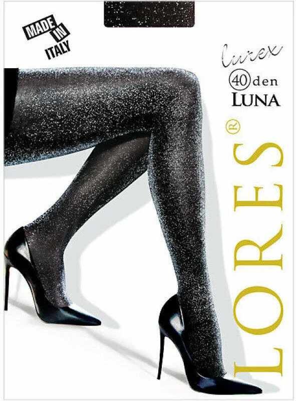 LORES RAJSTOPY BŁYSZCZĄCE LUNA LUREX 40 DEN