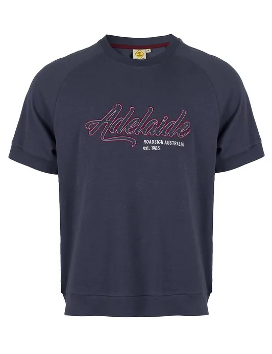 RAJ-POL ROADSIGN THEME 2 MĘSKI T-SHIRT MELBOURNE, GRANAT 19-007584-2, 19-007584-4, 19-007584-3, 19-007584-5, 19-007584-1
