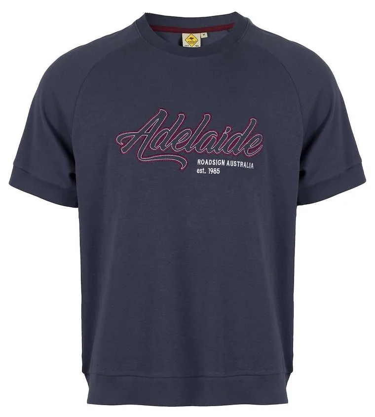 RAJ-POL ROADSIGN THEME 2 MĘSKI T-SHIRT MELBOURNE, GRANAT 19-007584-2, 19-007584-4, 19-007584-3, 19-007584-5, 19-007584-1