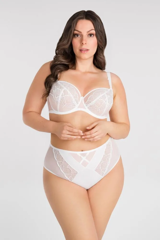 GORSENIA K849 BIUSTONOSZ MIĘKKI BIG FOREVER WHITE