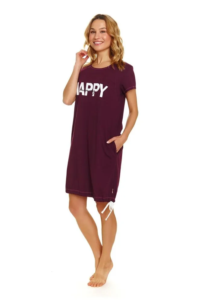 DOCTOR-NAP KOSZULA DAMSKA TCB.9504 BURGUNDY WL26