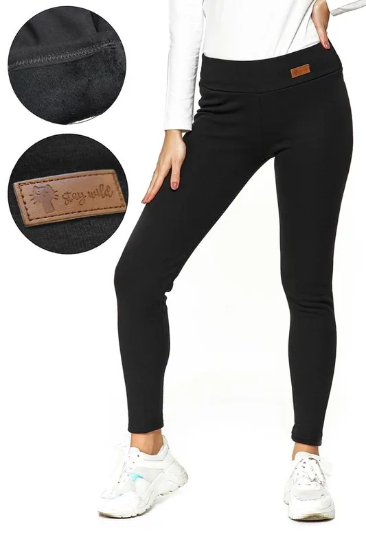 MORAJ LEGGINSY DAMSKIE PLUS SIZE OCIEPLANE RDL2300-002
